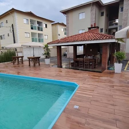 Apartamento Aconchegante Com Piscina - Praia Grande Ubatuba Kültér fotó